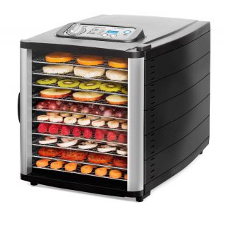 Déshydrateur 10 plateaux inox avec minuterie QDH710 - Riviera-et-Bar