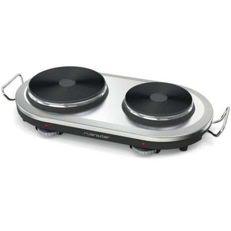 Réchaud inox 2 feux QRE450 - Riviera-et-Bar Réchaud inox 2 feux QRE450 - Riviera-et-Bar