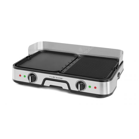 Plancha-Gril réversible bi-zone QPL525 - Riviera-et-Bar
