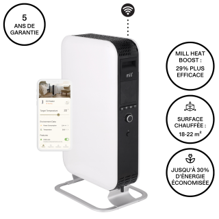 Chauffage bain d’huile connecté Mill Air Wifi 1500W - Mill