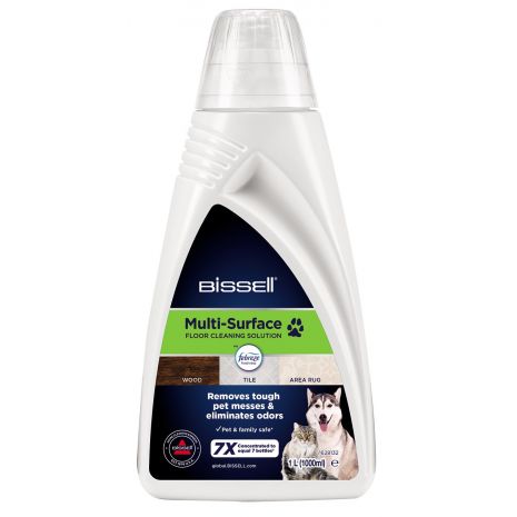 BISSELL Multi-Surface Pet avec Febreze – Détergent sols animaux 1 L x6