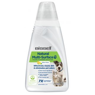 BISSELL Natural Multi-Surface Pet – Détergent sols naturels animaux 1 L x6