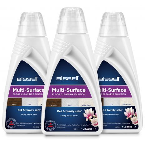 BISSELL Multi-Surface Cleaning Solution Value Pack – Détergent sols multi-surfaces 3 x 1 L x2